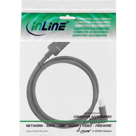 Câble DisplayPort - 1 m - 8K 7680x4320 - Connecteur Coudé Vers Le Haut - Version 1.4 (1/4)