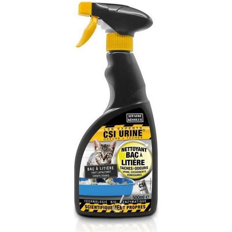 CSI URINE - Detergente naturale speciale per lettiera - Spray 500 ml