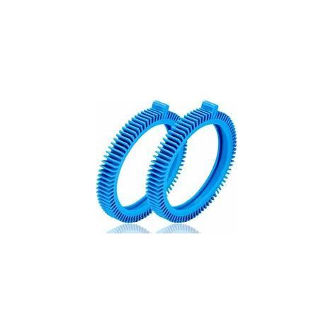 Kit de pneus bleus pour nettoyeur de piscine 2X, 4X – Caoutchouc robuste pour drains élevés – Installation facile - 896584000-143 (1/5)
