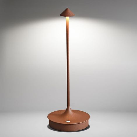 Lampe de table LED sans fil rechargeable avec batterie 4000mAh Lampe de table tactile à intensité variable IP54 étanche pour restaurant, bar, jardin, balcon, table à manger (1/5)