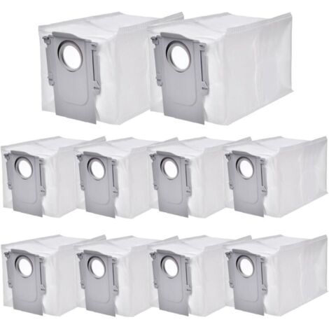 Staubsaugerbeutel für Roborock, 10er-Packung Staubsaugerbeutel für Roborock Q Revo, Zubehör, Staubsaugerroboterbeutel, Staubbeutel (1/4)