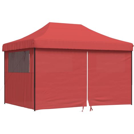 Maison Exclusive - Partyzelt Faltbar Pop-Up mit 4 Seitenteilen Bu
