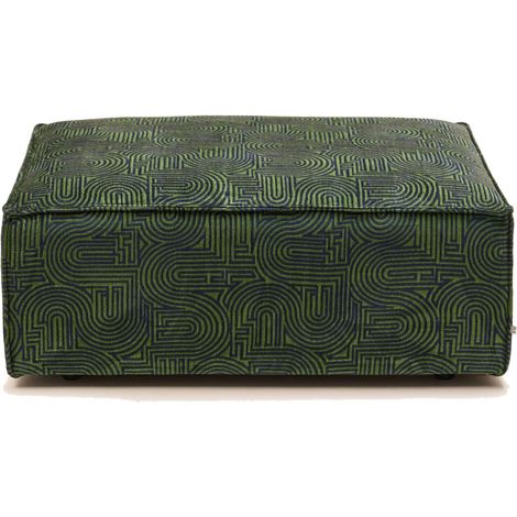 Pouf en Revêtement en chenille bicolore DYONIS (1/4)