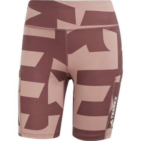 Shorts de mujer adidas TERREX Multi 8 pulgadas Tight Shorts Printed - warcla/quicri/quicri talla: xs