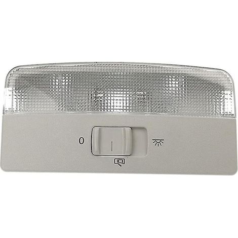 Plafonnier intérieur gris pour liseuse, compatible avec les modèles 9N 6R T5 (2002-2015), Caddy (2002-2005) et Fabia (2004-2015). (1/5)