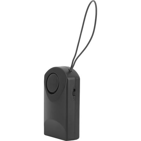 Alarme de porte sans fil 120 dB, à contact suspendu, noire. (1/5)