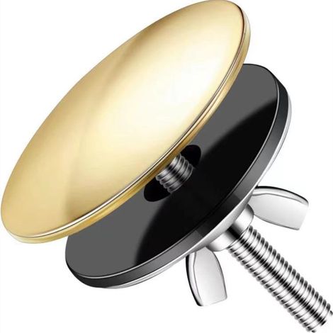 Tap hole cover, sink tap hole cover, good seal to prevent leaks (gold).High quality, excellent performance, the ideal choice for families. (1/4)