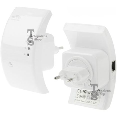 WIRELESS-N WIFI REPEATER 300 Mbps RIPETITORE AMPLIFICATORE LAN RETE WPS