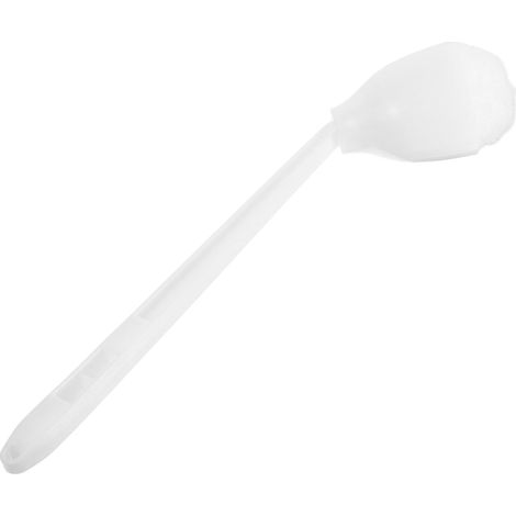 Brosse de toilette, coton, blanc, pour cuvette et rebords WC (1/5)
