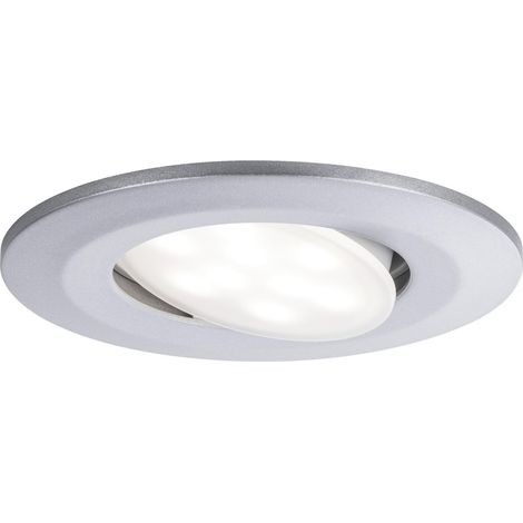 Paulmann LED Einbauleuchte Set Calla chrom matt schwenkbar Ø 9 cm Deckenlampen (1/4)