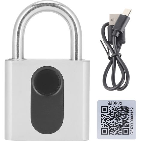 Intelligentes Bluetooth-Fingerabdruckschloss, App-gesteuertes Telefonschloss, Set für Studentenwohnheime und Lagerhallen (1/5)