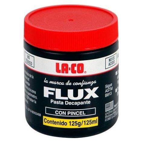 Flux decapante LACO. Pasta para soldadura blanda 125 gr.