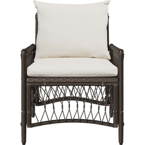 Maison Exclusive - Sedia da Giardino Marrone 73 x 61 x 77 cm polyrattan
