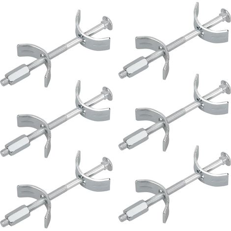 Arbeitsplattenverbinder 100mm 6 Stück Möbelverbinder Küchenmöbelverbindung zum Zusammenstecken, Festziehen und Fixieren Montagebeschlag Arbeitsplattenmontageschrauben