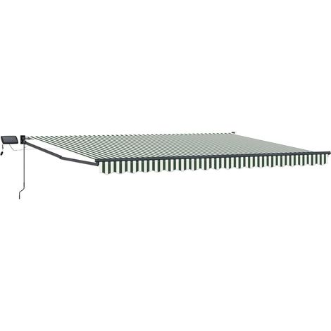 Maison Exclusive - Tenda retrattile manuale con LED 5 x 3 m (1/5)