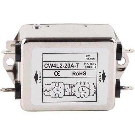 115 V/250 V 20 A 50/60 Hz CW4L2‑20A T Netzleitungs-EMI-Filteranschluss