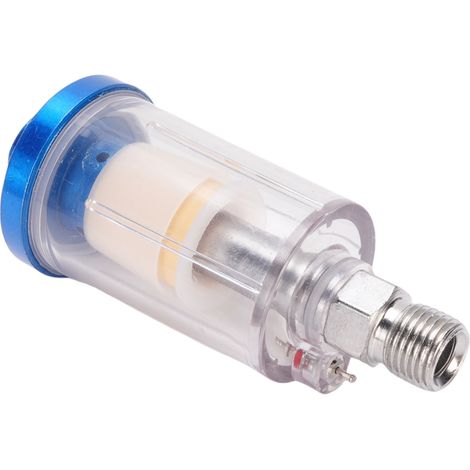Séparateur eau/huile pneumatique à pulvérisation avec raccord rapide. Séparation efficace. Cuivre et acier inoxydable pour outils pneumatiques. (1/5)