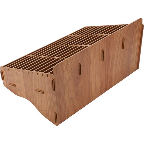 Handy-Aufbewahrungsbox mit 48 Fächern, Wandhalterung aus Holz für Büro und Zuhause (1/5)