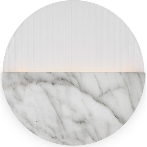 Maytoni Jupiter Applique murale LED intégrée moderne en marbre 3000 K 200 lm abat-jour blanc