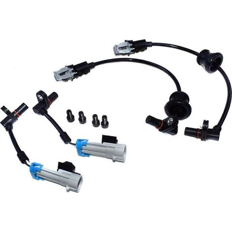 Ensemble de 4 capteurs ABS de moyeu avant et arrière 96626080 96626078 pour Chevrolet