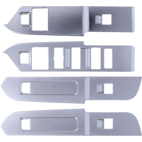Garniture de commande de lève-vitre chromée nacrée pour Land Rover Defender 2020-2021 (conduite à gauche) (1/5)