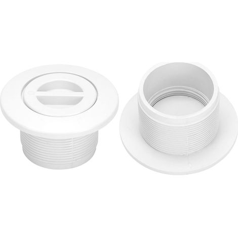 2-Zoll-Schwimmbad-Saugauslass-Vakuumarmaturen, Entleerungsgerte, Weies ABS-Material (1/4)