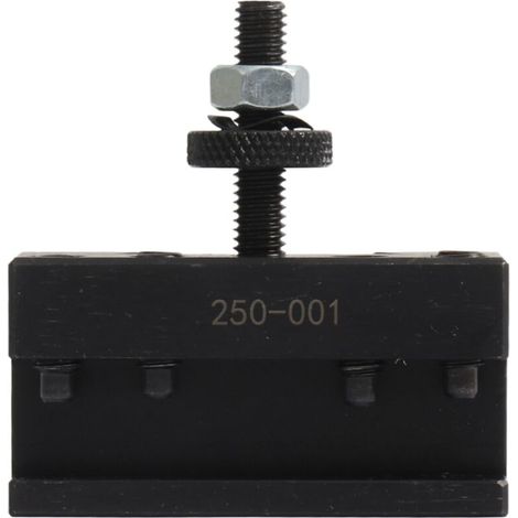 SJLERST Posteur d'outils, Porte-outil à Changement Rapide en Acier pour les Machines de, Broyage de Précision pour les Mini Lathes Swing 6 à 9 Pouces