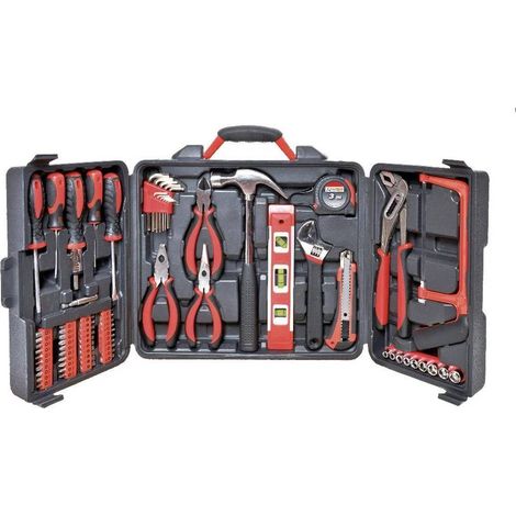 Coffret Outillage 76 Pièces - Valisette Pratique et Complète - Outils Essentiels pour Bricolage - D-Work