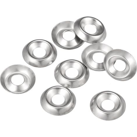 Beijiyi – Rondelle cuvette inox 304 – Diamètre extérieur 13,5mm – Lot de 100 pièces – Résistance à la corrosion pour connexions électriques - 100pcs