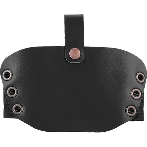 Protection de sélecteur de vitesse pour chaussures et bottes de moto en matériau PU de haute qualité (noir) (1/5)