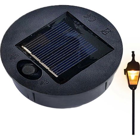 Ersatzteil für Solar-Gartenleuchten, wasserdichte LED-Gartenlaternen, runde Leuchten (7–10 cm), geeignet für Gehwege und Terrassen