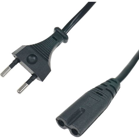Netzkabel 230 V  C7  gerade  1,8 m