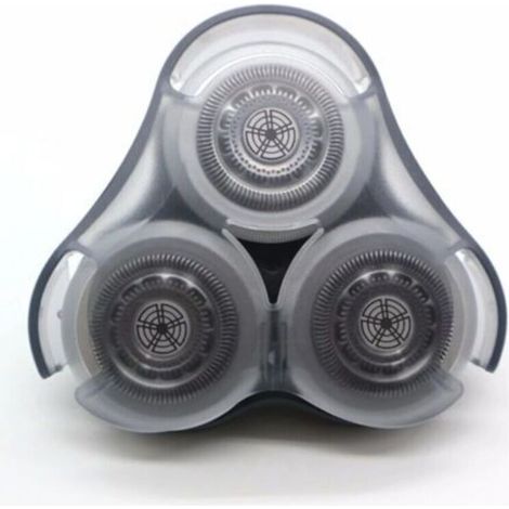 Kompletter Ersatzscherkopf für Philips Norelo Series 9000 Scherköpfe, Modell SH90. Metallbügel und verbesserte, zweilagige Präzisionsklingen, Silber. (1/3)