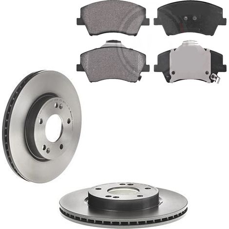 KIT FRENI ANTERIORI compatibile con KIA NIRO (DE) - DISCHI + PASTIGLIE OEM: P30107 / 18629 /SOSTITUZIONE DIRETTA/BASSA POLVERE/SILENZIOSO (1/5)