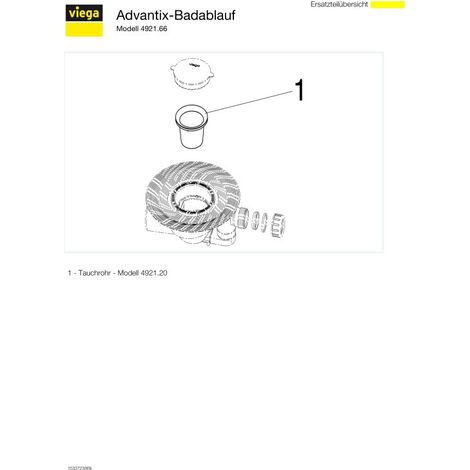 VIEGA 284626 Bonde de douche Advantix 4921.66 (1/5)