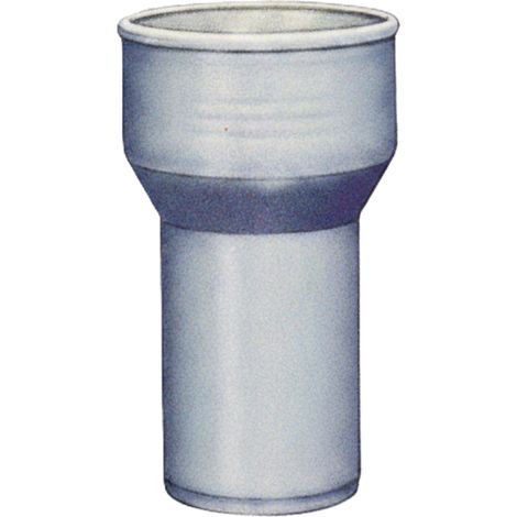 Raccordo tecnico diritto Ø32 mm in polipropilene grigio per sistema di scarico bamplast pp-tech bampi bso032000