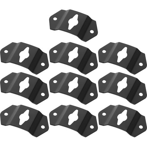 Hanging Hooks Heavy Duty Accessories 20 Black Iron Hooks for