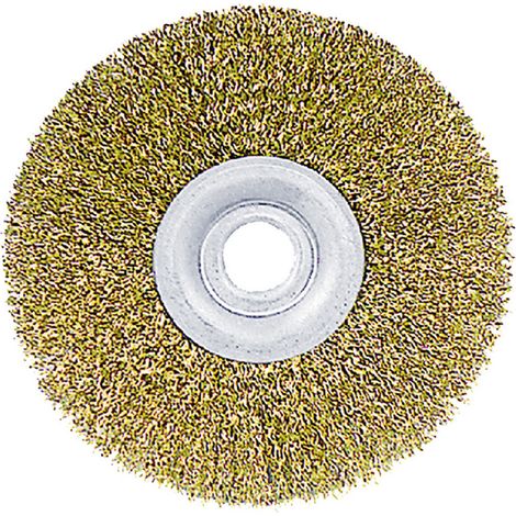 1PZ SPAZZOLA CIRCOLARE PER MOLA ø mm 150 - kit fori da mm. 16 a 25
