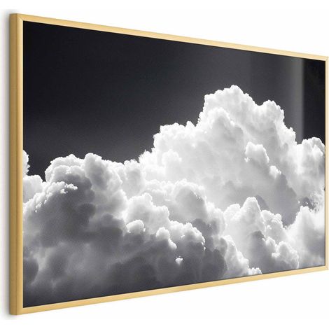 Poster – Entdecke das endlose Spiel von Sonnenlicht, Wolken und Schatten am Himmel. (1/4)