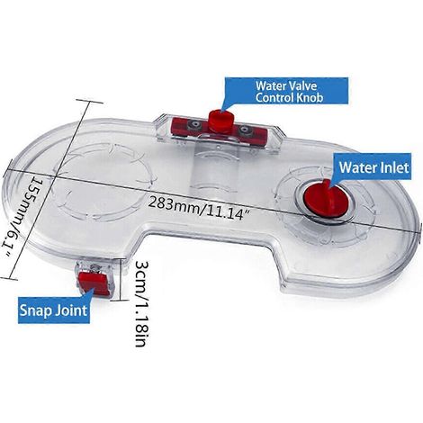 Accessoires pour tête de balai électrique haute stabilité AURA - Fixation facile pour aspirateur domestique (1/2)