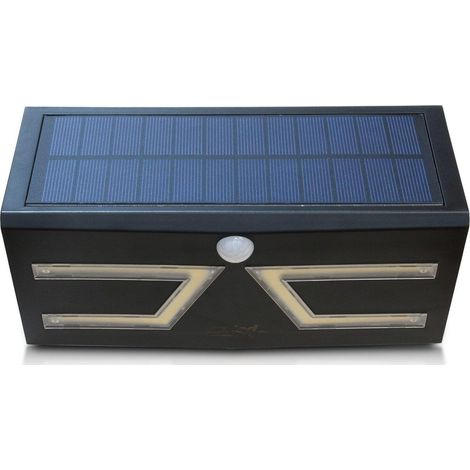 Ab-com Solar Außenlampe schwarz 5W mit Bewegungsmelder