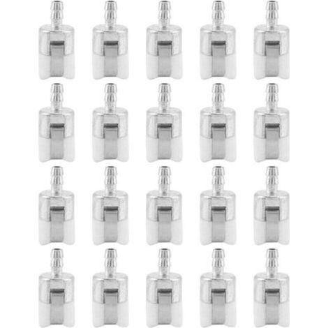 20 Pièces Filtres à Carburant pour Tondeuse 3/16 Pouces Compatible avec Modèles 13120519831 13120530830- (1/3)