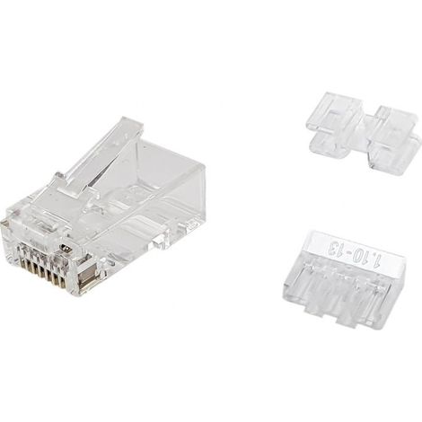 Kit 100 uds conectores rj45 equip