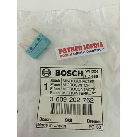 Repuesto original BOSCH 3609202762  Microinterruptor