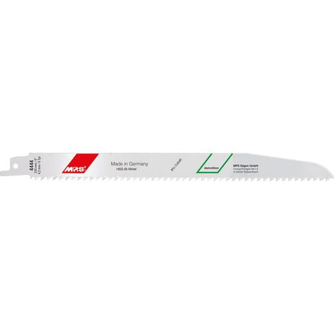 Lame de scie alternative MPS 4444, lot de 2, compatible avec les outils standard.