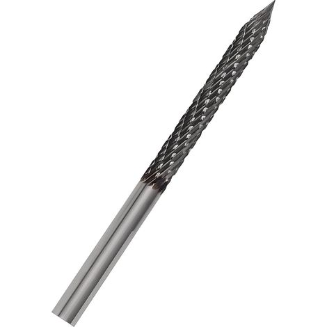 Fresa de reparación de neumáticos de acero de tungsteno de 6 mm x 88 mm, fresa de carburo para metal duro, broca para neumáticos, cabezal giratorio de carburo para taladro neumático (1/5)