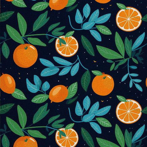Tela decorativa para exteriores Oxford - Motivo frutal  DX6536 (1/5)