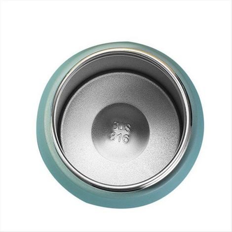 Bouteille D' Thermique pour Conserver L' Froide et Chaude, Bouteilles pour, Thé, Café, Flacons Sous Vide en Acier Inoxydable Vert (1/5)