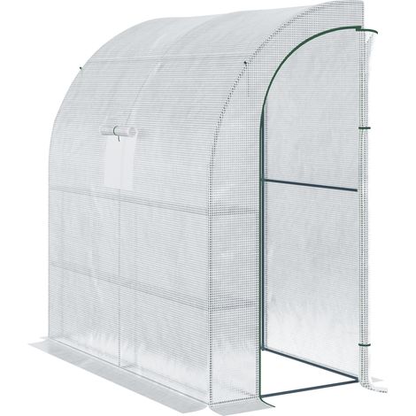 Serra da giardino in PE con ripiani a 3 livelli, serra da balcone, copertura rinforzata da 140 g/m², struttura in acciaio, 2 porte avvolgibili con cerniera, per ortaggi, piante e fiori, 200 x 100 x 21