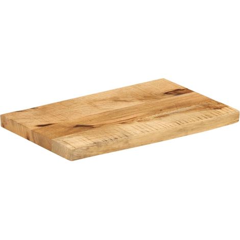 Dessus de table Dessus de bureau Plateau de table 40x20x3,8 cm bord vif bois massif manguier brut